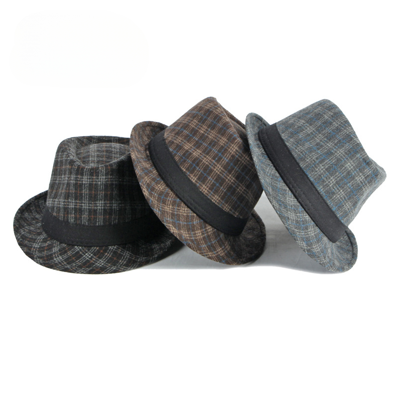 Fedora Hat Wool - Nuovo cappello Jazz di lana in