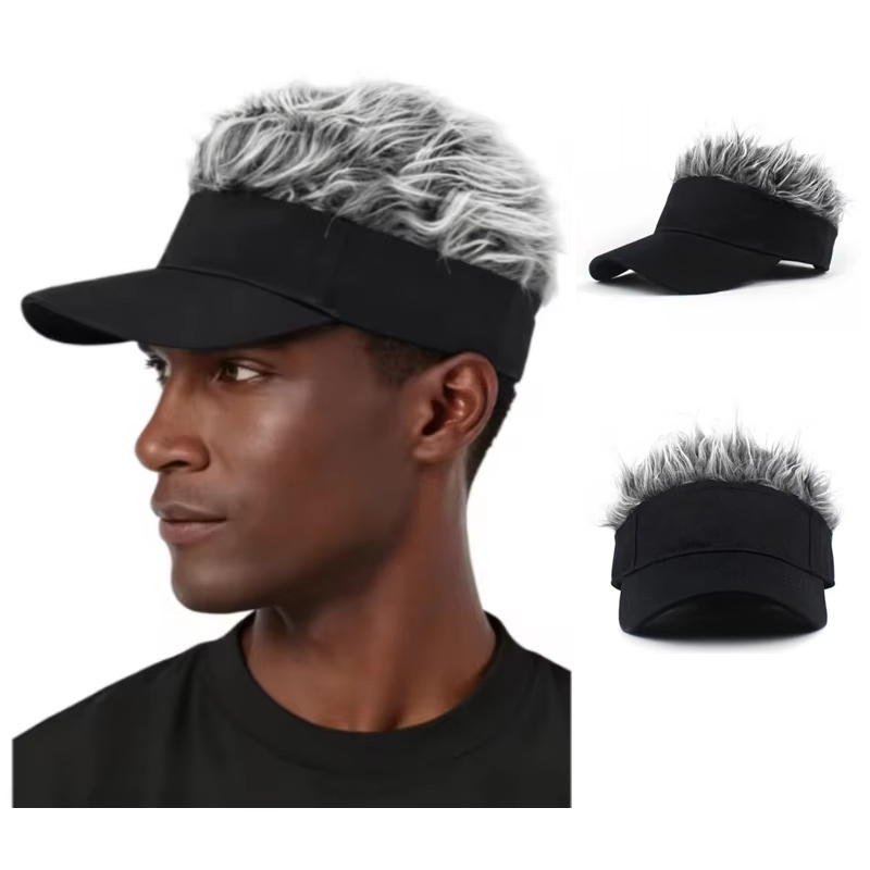 Visor Sun Hat - Cappello da baseball sintetico da golf,