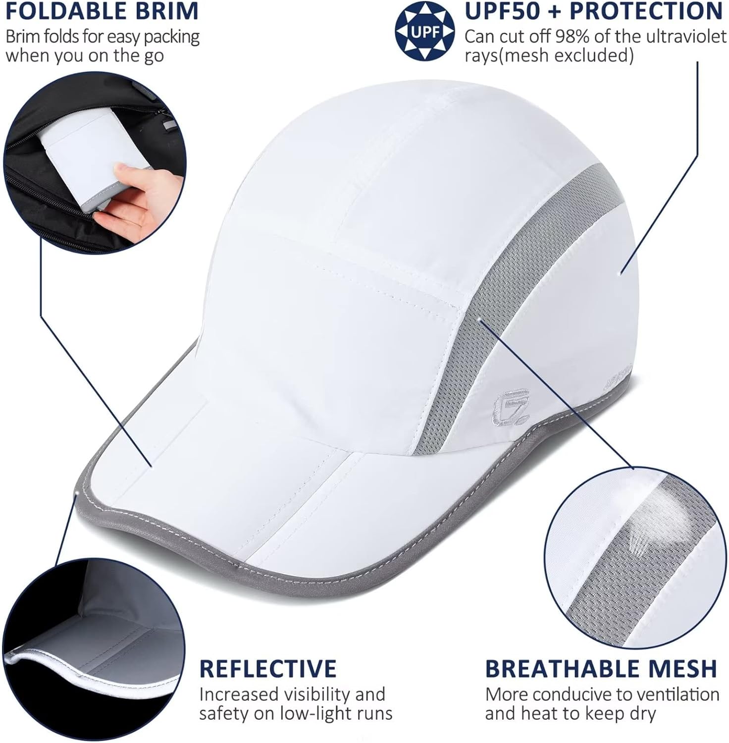 GADIEMKENSD Cappello da Corsa  - Running Cap Lightweight recensione e prezzo